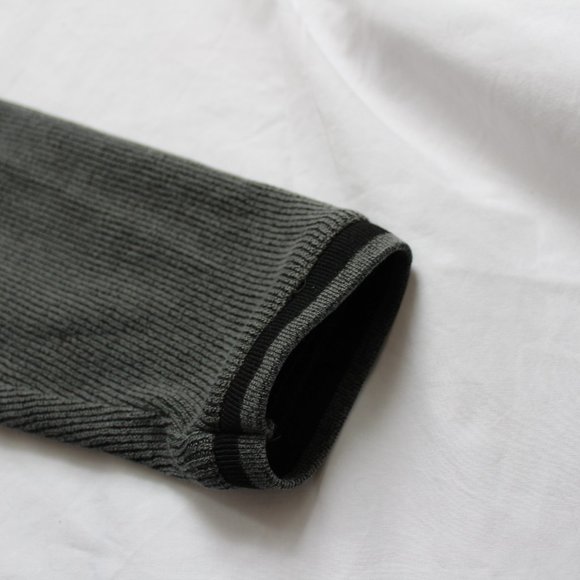 Britches Pewter Green Chalk Stripe Sweater - Picture 3 of 5